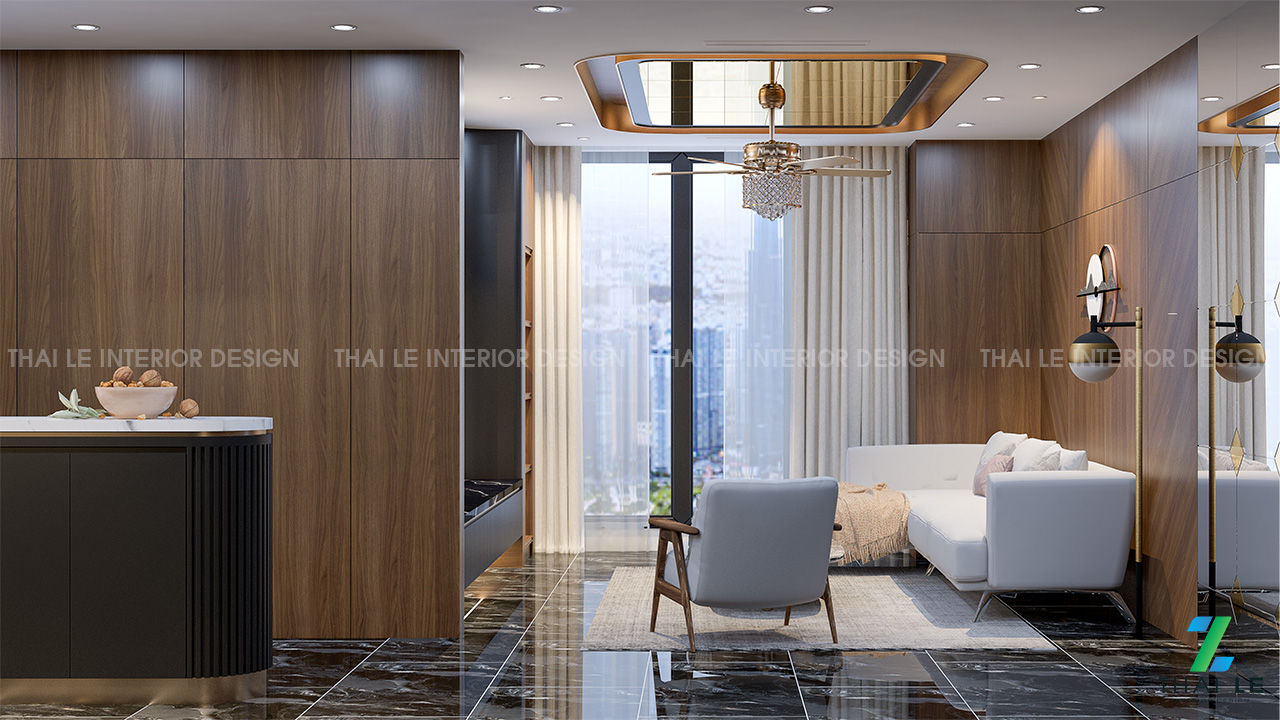 Thiết kế nội thất căn hộ Stella Residence Q.5 -135m2